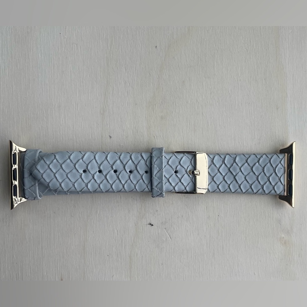 S/M 38/40mm Crocodile Style Leather Apple Watch
